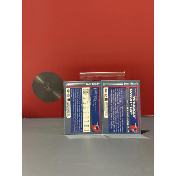 2003 Topps Chrome Tom Brady Bundle: Weekly Wrap Up Card #148, #124 - Picture 2 of 2